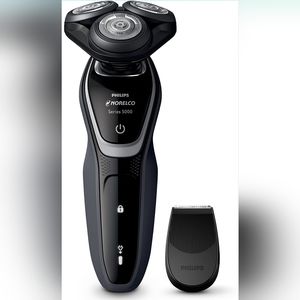 Philips Norelco Electric Shaver 5100 Wet & Dry, S5210/81, with Precision Trimmer